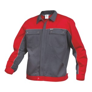 Bluza robocza SARA STERNIK EXTRA (10-418-70) szaro czerwona