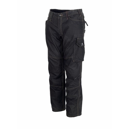 Spodnie Robocze Mascot Ovar Young Czarne z Nadrukiem