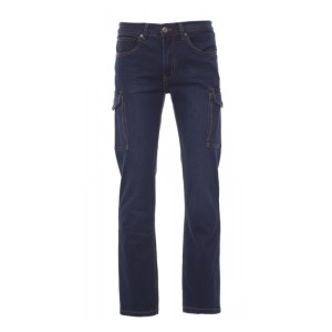 Spodnie robocze do pasa PAYPER HUMMER STRETCH DENIM, granatowe