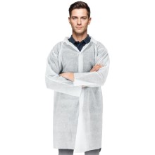 Fartuch jednorazowy RP FLAB-FLAP, biały