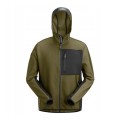 SNICKERS Bluza FLEXIWORK MIDLAYER FZ HOODIE nr 8044 kolor Khaki_Czarny_wynik.jpg