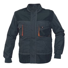 Bluza robocza CERVA EMERTON, czarny/pomarańczowy
