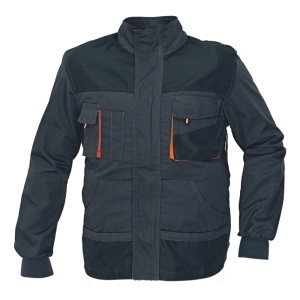 Bluza robocza CERVA EMERTON, czarny/pomarańczowy