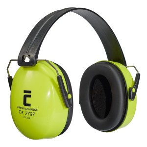 Nauszniki CERVA CIRON ADVANCE Hi-Viz, żółty