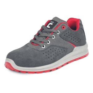 Półbuty robocze CERVA GRIMMA S1P SR, szary/czerwony