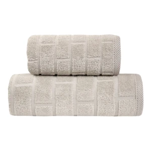Ręcznik frotte BRICK 70x140, cappuccino