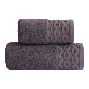Ręcznik frotte NEW CHIC 70x130, stalowo brązowy