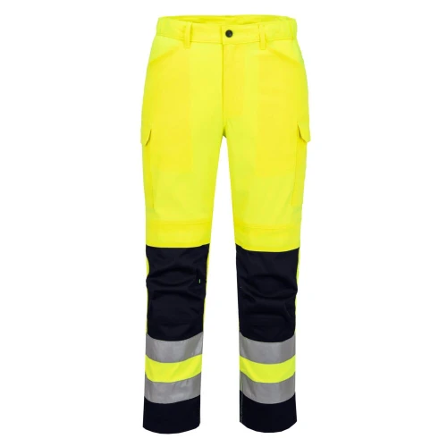 PORTWEST Spodnie w pas bojówki ostrzegawcze T143 kolor  Żółty.jpg