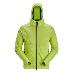 Bluza z kapturem Snickers FLEXIWORK 8405, limonkowy