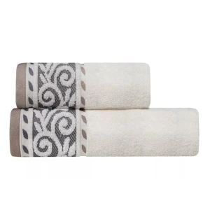 Ręcznik frotte VICTORIA 70x140 500 g, latte
