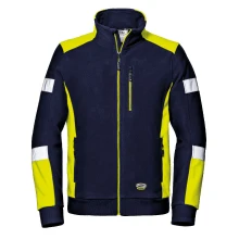 Bluza polar SIR SAFETY COMFORT, granatowy/żółty