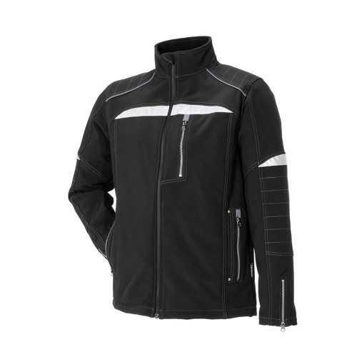 Kurtka softshell PLANAM DURAWORK (2950) czarno szara