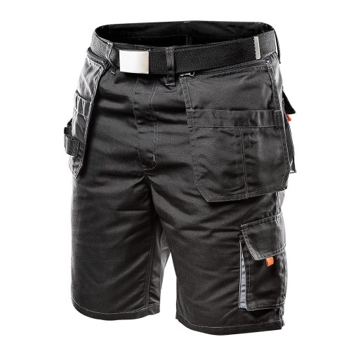 Krótkie spodnie robocze spodenki HD NEO 81-270 czarne monterskie