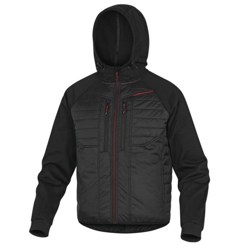 Bluza robocza Delta Plus MOOVE Czarno Czerwona