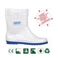Białe kalosze damskie FAGUM STOMIL 13022 PRO PVC OB FO SRC