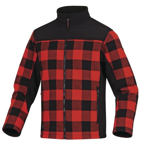 Bluza Polarowa Delta Plus KODIA (KODIARO) Czerwono Czarna (id 1205) (1).jpg