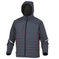 Bluza z kapturem Softshell Delta Plus MOTION Szara