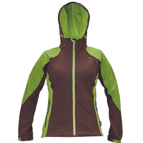 Damska Kurtka Softshell Cerva YOWIE Brązowo Zielona (id 1222) (1).jpg