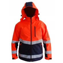 Kurtka softshell Ostrzegawcza CONSORTE SNOW HAWK Pomarańczowa