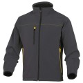 Kurtka Softshell Delta Plus MYSEN (MYSENGJxx) Szaro Żółta