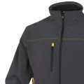 Kurtka Softshell Delta Plus MYSEN (MYSENGJxx) Szaro Żółta