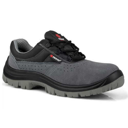 Buty robocze PROOF KAPS3 S1P welur szare (id: 1258)