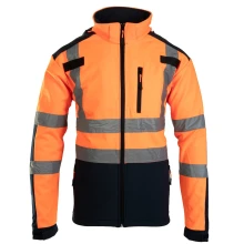 Kurtka ostrzegawcza softshell Polstar Brixton Flash AFSO pomarańczowa