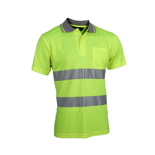 Koszulka polo ostrzegawcza BETA VIZWELL VWPS01-AY - COOLPAS - odblaskowa - żółta