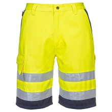 Krótkie spodenki PORTWEST E043 Żółte