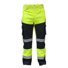 Spodnie ostrzegawcze softshell CONSORTE SNOW HAWK, żółte