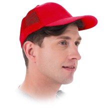  Czapka z daszkiem REIS CZMESH C Czerwona