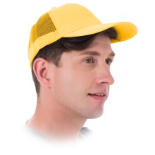  Czapka z daszkiem REIS CZMESH Y Żółta