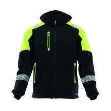 Kurtka Softshell SARA COMFORT NEO (1-13-625-25-27), Czarny/Żółty