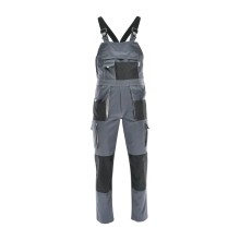 Spodnie ogrodniczki SARA ROCKY (1-03-020-70-25), szare