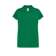 Koszulka polo damska JHK POPL 200 KG, Zielony