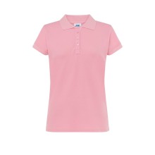 Koszulka polo damska JHK POPL 200 PK, Różowy