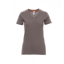 Koszulka damska PAYPER V-NECK, Ciemny szary