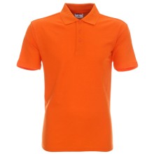 Koszulka polo męska PROMOSTARS COTTON 36 42250, Pomarańczowy