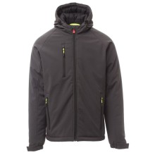 Kurtka softshell ocieplana PAYPER GALE PAD, antracyt
