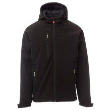Kurtka softshell ocieplana PAYPER GALE PAD, czarny
