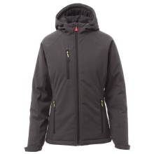 Kurtka softshell ocieplana damska PAYPER GALE PAD LADY, antracyt