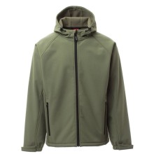 Kurtka softshell męska PAYPER GALE, oliwka