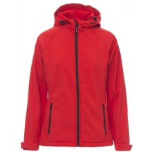 Kurtka softshell damska PAYPER GALE LADY, czerwony