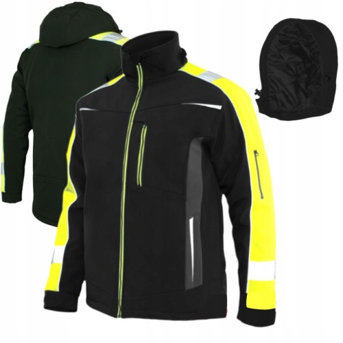ARTMAS Kurtka ArtMas ocieplana softshell CLASSWORK k Czarny Żółty_wynik.jpg