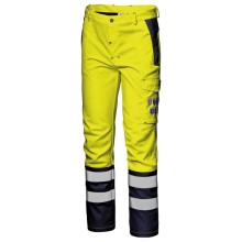 Spodnie w pas SIR SAFETY HV SUPERTECH STRETCH Multinorma, Żółty/Granatowy