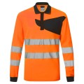 Podkoszulek polo PORTWEST d r ostrzegawczy PW220 k Pom Czarny st15_wynik.jpg