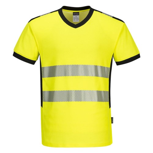 Podkoszulek PORTWEST ostrzegawczy w serek PW310 k Żółty Czarny st14_wynik.jpg
