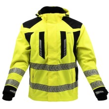 Kurtka Ocieplana SARA DROGOWIEC COMFORT WINTER, Żółty/Czarny
