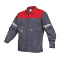 Bluza robocza SARA PIORUN SPECJAL (10-415-70) antystatyczna, szaro czerwona