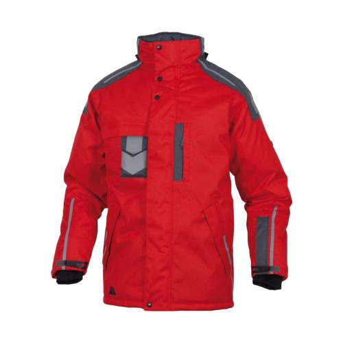 Kurtka robocza ocieplana DELTA PLUS LARVIK czerwona